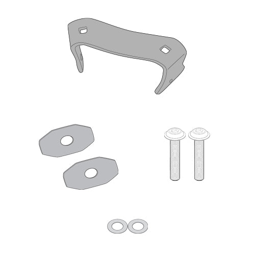 BMW F 900 GS [GIVI] - Kit de montage du PLO5145MK - PLO5145CAM - PLOS5145CAM à utiliser lors du montage sans top case