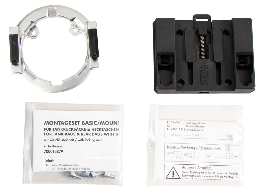 Kawasaki Z 900 [2017-2024] - Tankring Basic inkl. Gegenstück Tankrucksack