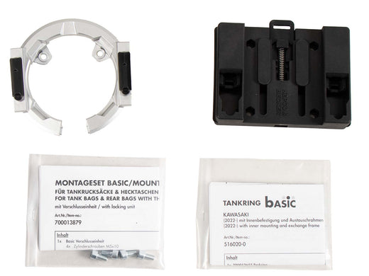 Kawasaki Ninja 500 [2024-2025] - Tankring Basic inkl. Gegenstück Tankrucksack