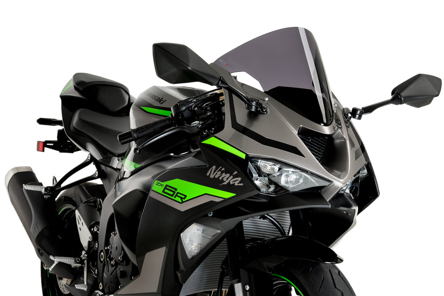 KAWASAKI ZX-6R NINJA [2025] – R-Racer Scheibe – Mattschwarz