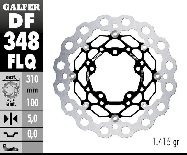 Suzuki M 109 R Boulevard [2024-2025] - Disque de frein flottant Cubiq - photo 4