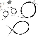 Harley Davidson Fxdrs 114 [LA CHOPPERS] – Standard Schwarz Vinyl Lenkerzug/Bremsleitung Kit