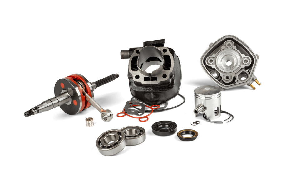 Aprilia SR Netscaper 50 2T LC - kit cylindre et vilebrequin 70 fonte grise LC