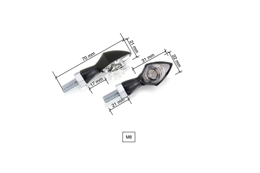 KTM RC 390 [2025] – Power LED indicator set – black