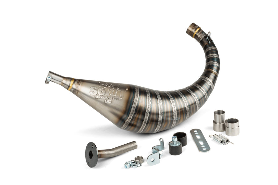 Beta RR Enduro 50 2T - Exhaust R/T 70 - 80 Black / Red