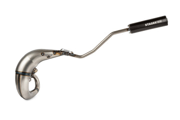 Rieju MRX Enduro Pro 50 2T AM6 - Auspuff Streetrace High Mount links schwarz