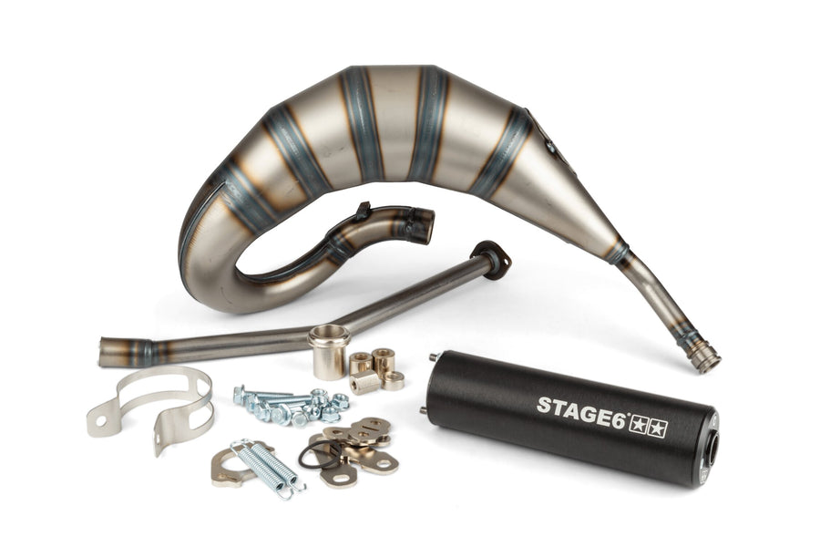 Derbi Senda R X-Race Trail '05 - '10 50 2T D50B0 - Pot d'échappement 70cc CNC noir