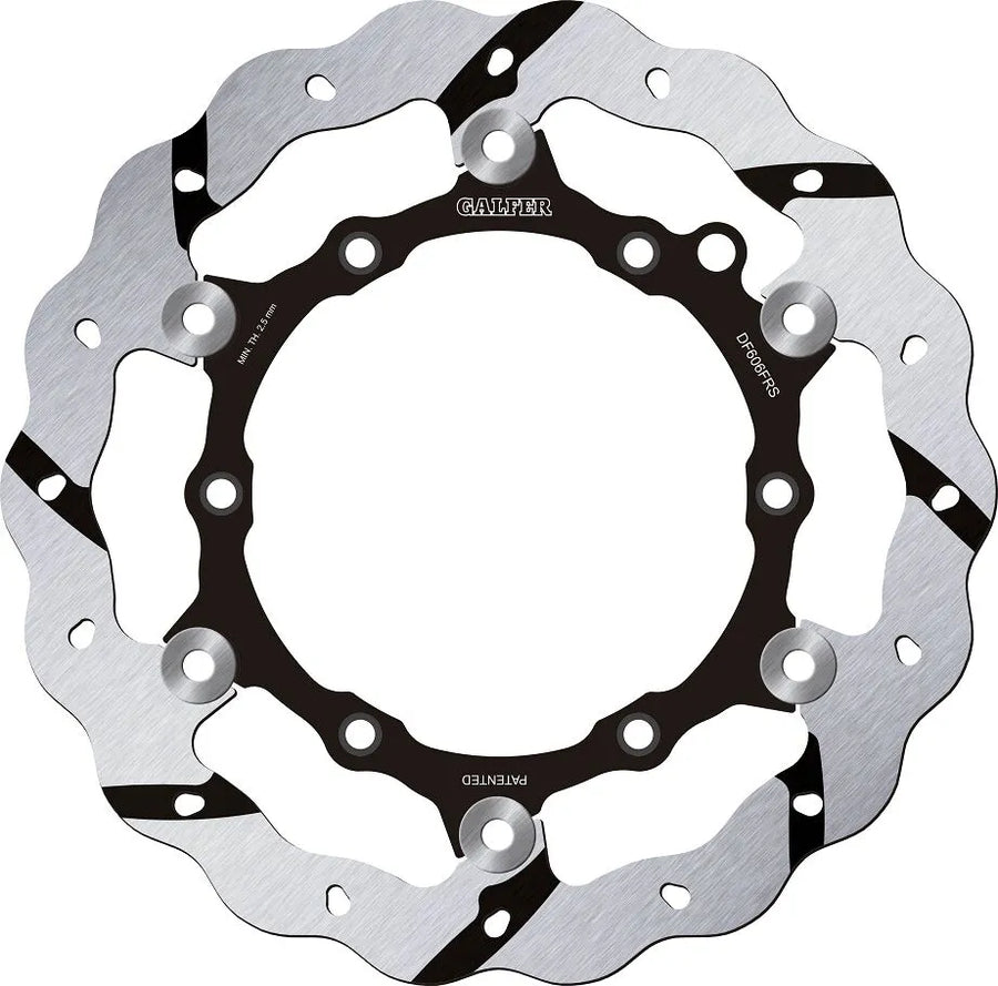 KTM EXC 300 TBI Sixdays [2024-2027] - disque de frein ondulé flottant, rainuré - photo 1