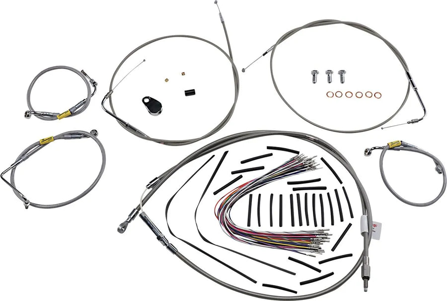 Harley Davidson Touring [BURLY BRAND] - Kit de fixation de poignée pour les anciens modèles Touring avec guidon Bagger Bar