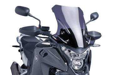 TRIUMPH BONNEVILLE T 120 NOIR [2025] - bulle tourisme | Fortement tonique | PUIG 5993F