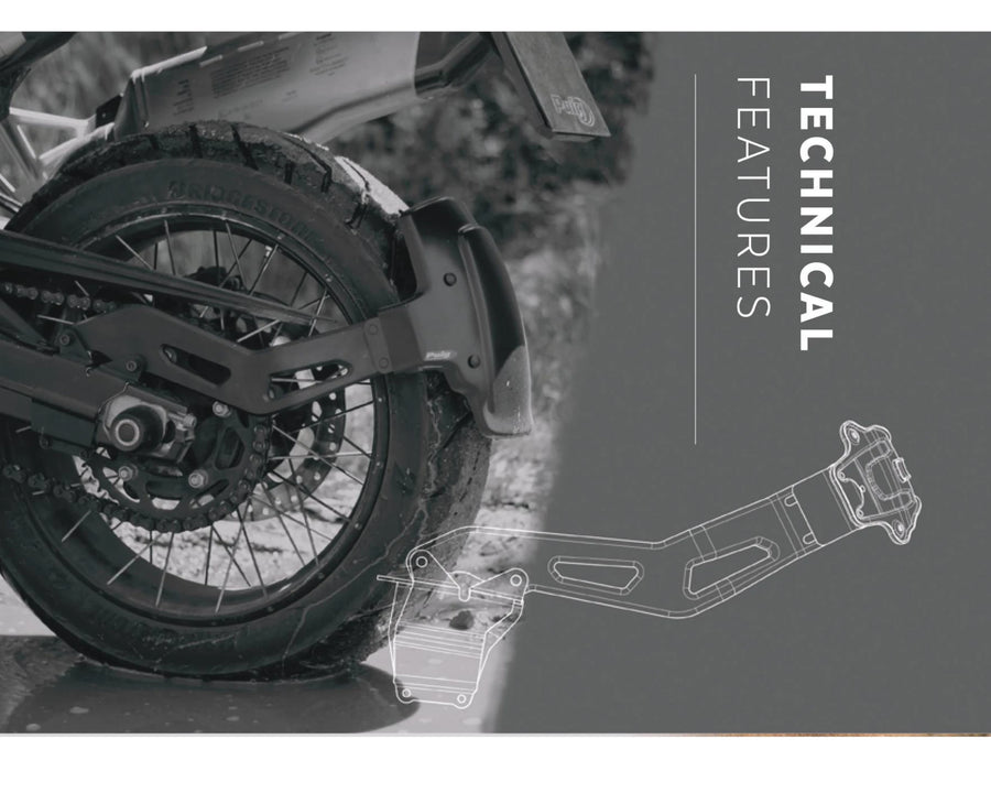 BMW F 750 GS [2024] – Single Swingarm Fender – Mattschwarz