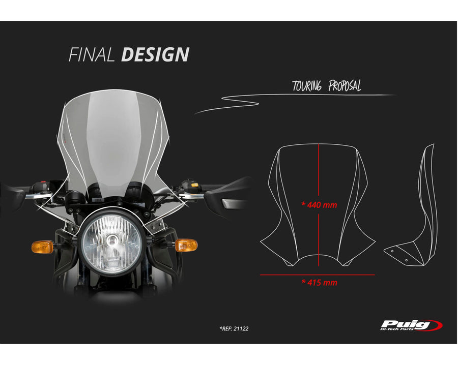 ROYAL ENFIELD HIMALAYAN 410 [2020] – bulle touring – transparent
