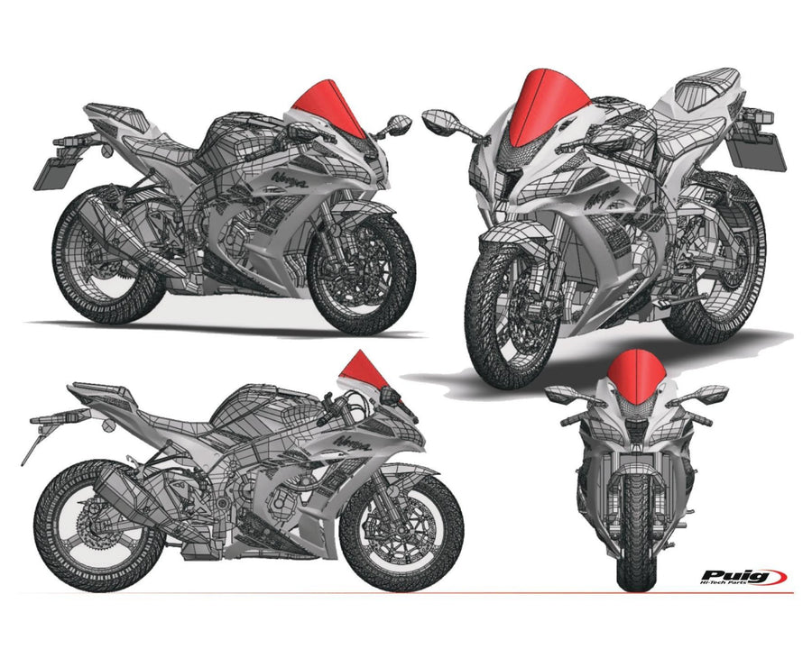 DUCATI PANIGALE V2 [2024] – R-Racer Scheibe – Getönt