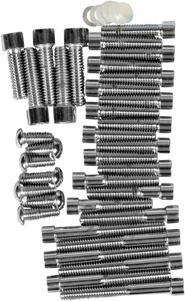 harley davidson fxsts [DRAG SPECIALTIES] – Satz Schrauben für Nockenwellen-/Primär-/Getriebeabdeckung - 0