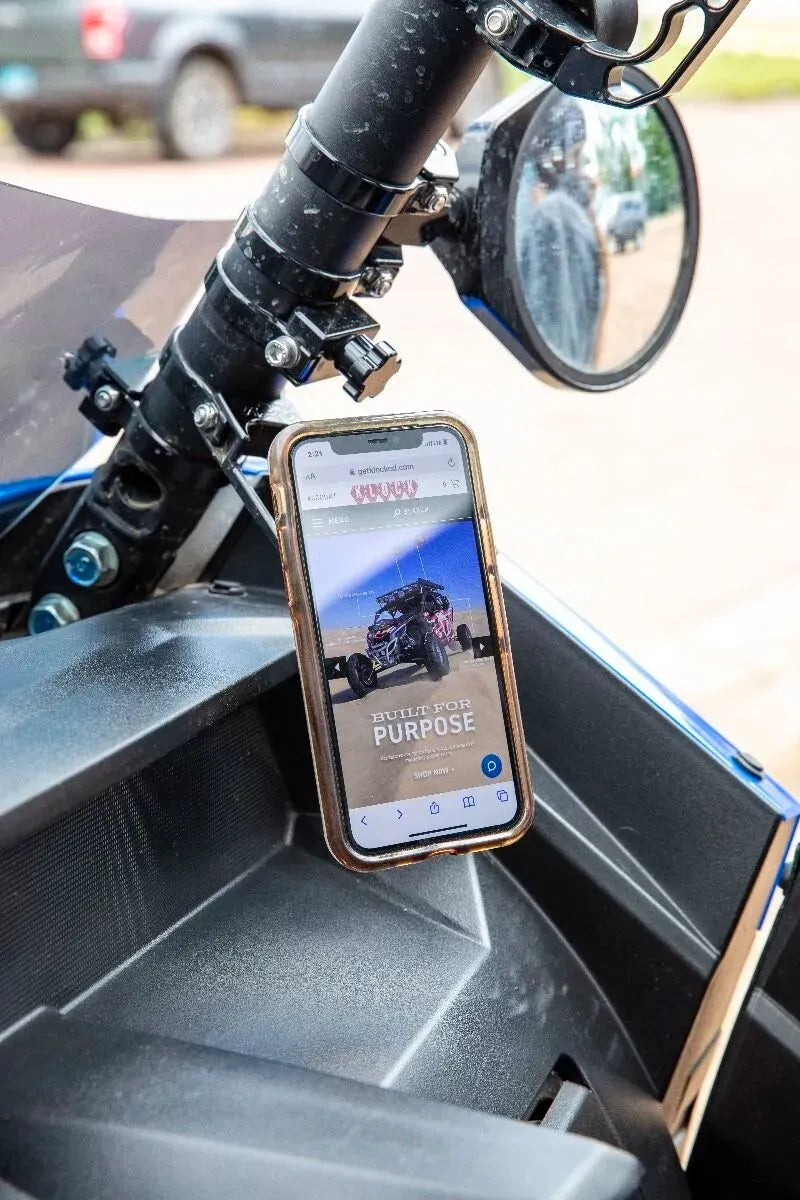 cf moto 800 [KLOCK WERKS] – Support téléphone portable Roll Cage