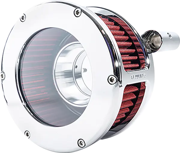 Harley-Davidson FXSE 1800 Pro Street Breakout CVO [2016-2017] - BA air filter kit - Surface: Chrome, Red, Clear - Image 2