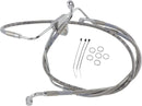 harley davidson flhtc [DRAG SPECIALTIES] – Edelstahl-Bremsleitungs-Kit in verlängerter Ausführung-1