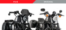 HARLEY DAVIDSON SPORTSTER 883 IRON XL 883 N [2012] – ALU Frontplatte – Schwarz-2