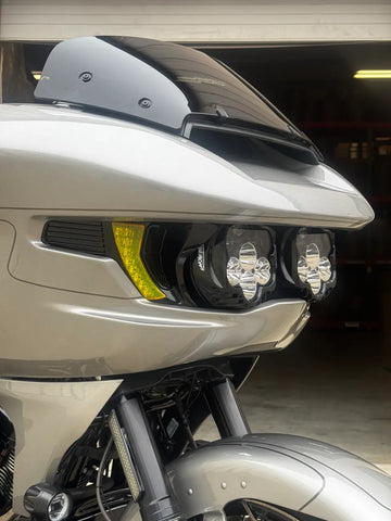 harley-davidson road glide st [CUSTOM DYNAMICS] – Shark Demon® integrierte vordere Blinker-Lüftungen - 0