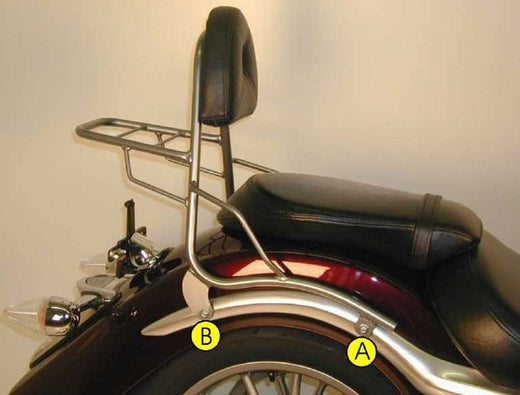 Yamaha XV 1900 Midnight Sta [2006-2016] - Sissybar ohne Gepäckbrücke