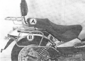 Moto Guzzi Nev Clas V 750 IE [2004-2011] - Sissybar sans pont à bagages
