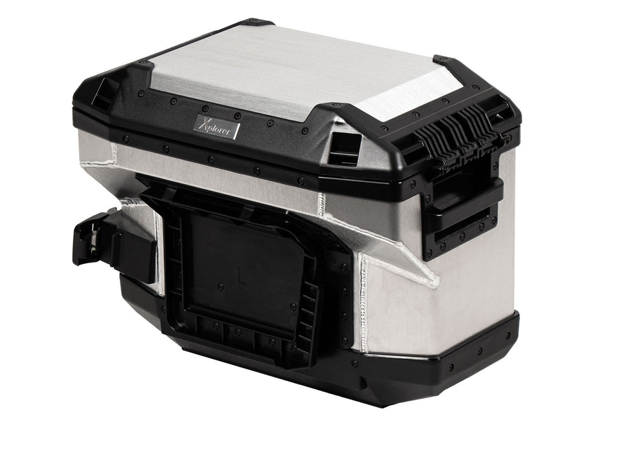 BMW R 1200 GS [2004-2013] - Xplorer 37 links silber Cutout-Koffer