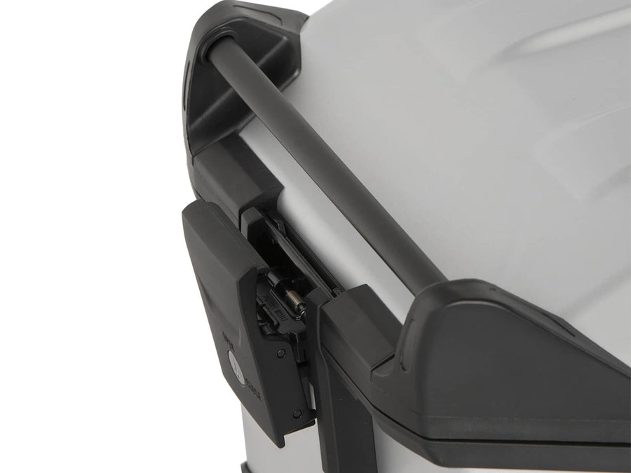 Topcase [Hepco & Becker] - Xceed 45 L - silber – für Topcaseträger