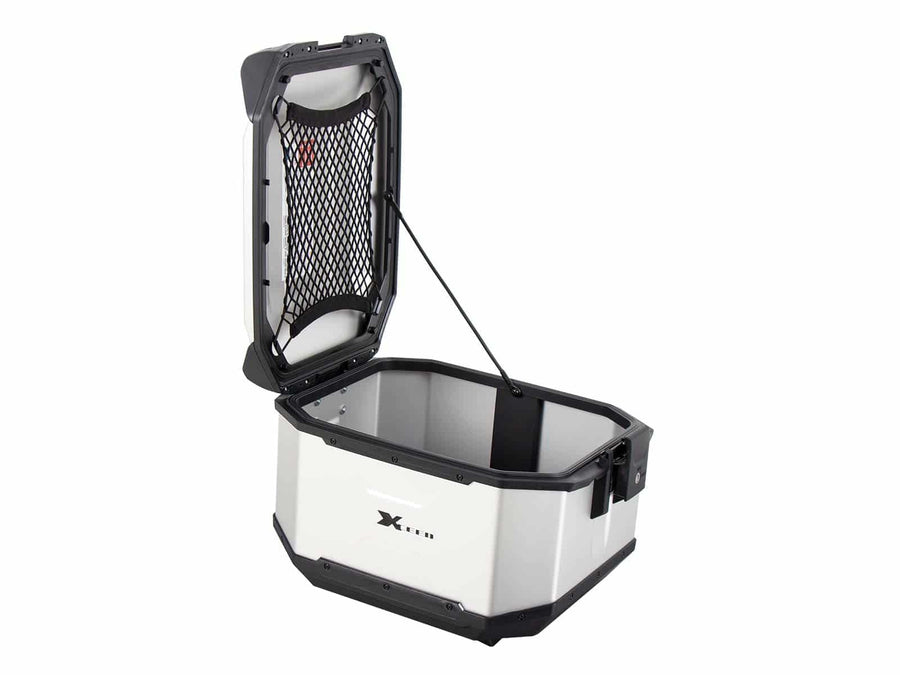 Topcase [Hepco & Becker] - Xceed 45 L - silber – für Topcaseträger