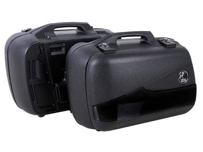 Valises latérales [Hepco & Becker] - jeu de valises Junior Flash noir Enduro 30L/40R – universelles