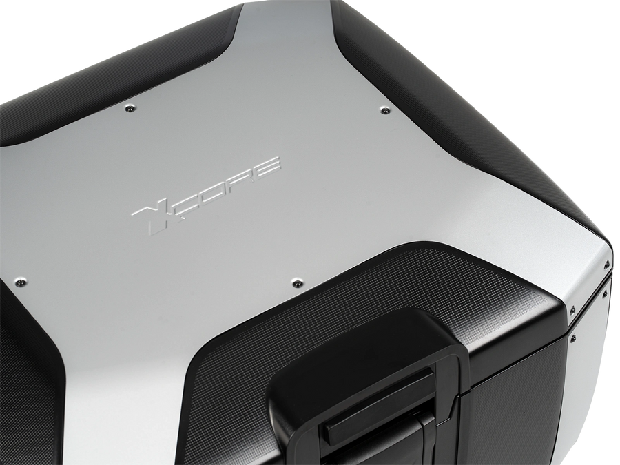 KTM 390 Duke [2024-2026] - Smartrack-Set mit Xcore Topcase silber/schwarz