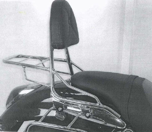 Suzuki VZ 1600 Marauder [2004-2005] - Sissybar mit Gepäckbrücke
