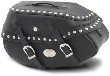 Sacoche moto [Hepco & Becker] - Cuir Buffalo Custom gauche - support de sacoche tube