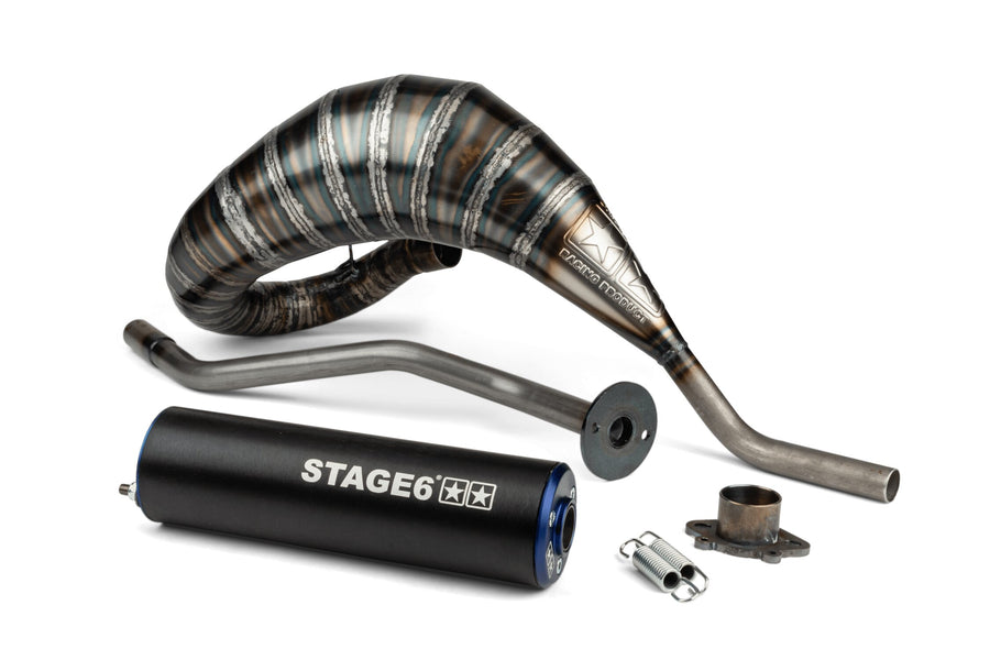 Derbi Senda R X-Race Trail '05 - '10 50 2T D50B0 - exhaust 80 - 90 blue / black