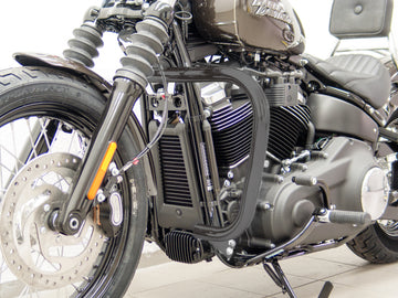 Harley Davidson Softail (Milwaukee -eight 107/114) [2018] - barre de protection, grande version en tube de 38 mm, forme conique, noir