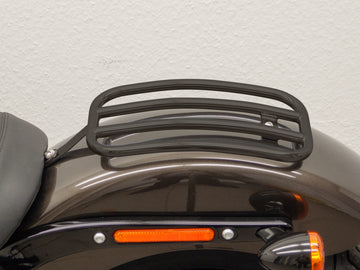 Harley Davidson Softail Street Bob (Milwaukee-Eight 107/114) [2018] -Passenger Rack Ø 16, courbe, noir