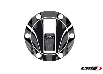 APRILIA SHIVER 900 [2019] – Protection de bouchon de réservoir X-TREME – Look carbone