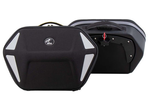 Sacoche moto [Hepco & Becker] - Sacoches latérales Royster Neo noires/grises, set – C-Bow
