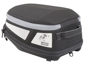 Tail bag [Hepco & Becker] - Royster Rearbag Sport tail bag with strap attachment - black/gray – Sportrack