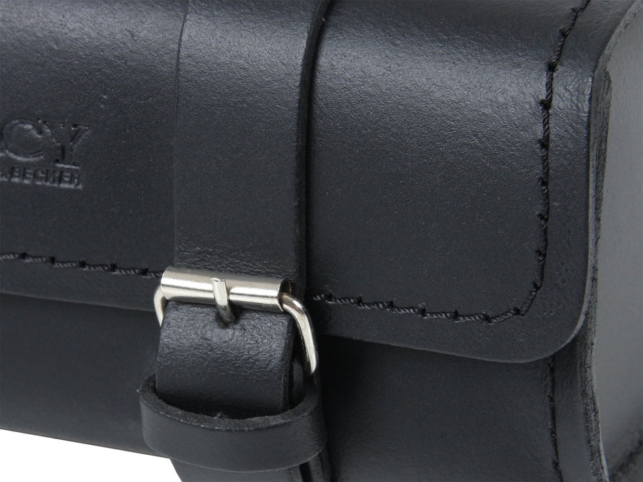 Tail bag [Hepco & Becker] - Legacy leather tail bag black – Solorack