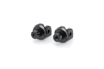 SUZUKI SV 650 [2025] – Adapter Fußrasten- Gummipad "Rider" – Schwarz