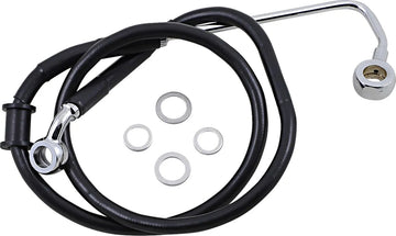 harley davidson fxsb [DRAG SPECIALTIES] – Verlängerte Edelstahl-Bremsleitung