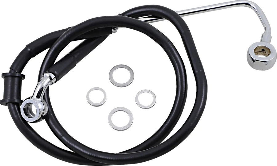 harley davidson fxsb [DRAG SPECIALTIES] - Extended stainless steel brake line