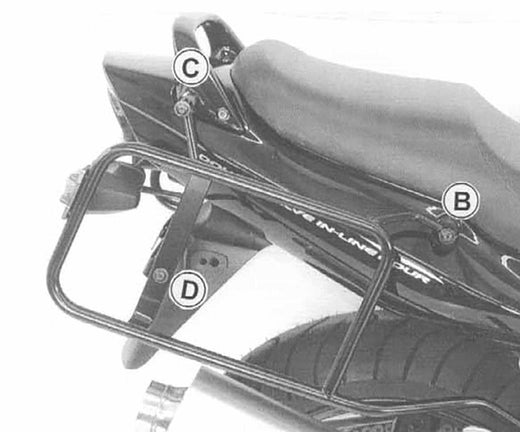 Suzuki GSF 1200 [2001-2005] - Carrier de cas