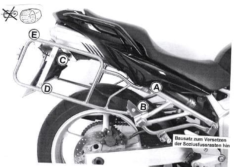 Yamaha FZ 6 [2004-2006] - Kofferträger
