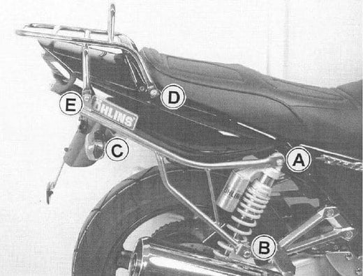 Yamaha XJR 1300 [2004-2006] - Bridge à bagages