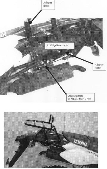 Yamaha DT 125 X [2005-2006] - Bridge à bagages