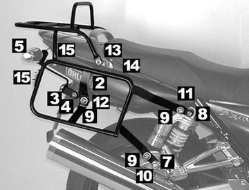 Yamaha XJR 1300 [2007-2014] - Lock-it du transporteur