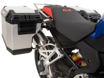 BMW F 800 GS [2024-2026] - Kofferträgerset Cutout Edelstahl inkl. Xplorer Cutout silber Kofferset