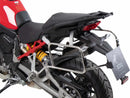 Ducati Multistrada V4 [2025-2026] - Kofferträgerset Cutout Edelstahl inkl. Xplorer Cutout schwarz Kofferset