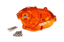 Aprilia SR Netscaper 50 2T LC - Cache boite de vitesse R/T Vis titane orange